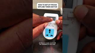 SETTING UP AN OFFLINE TIMER SWITCH