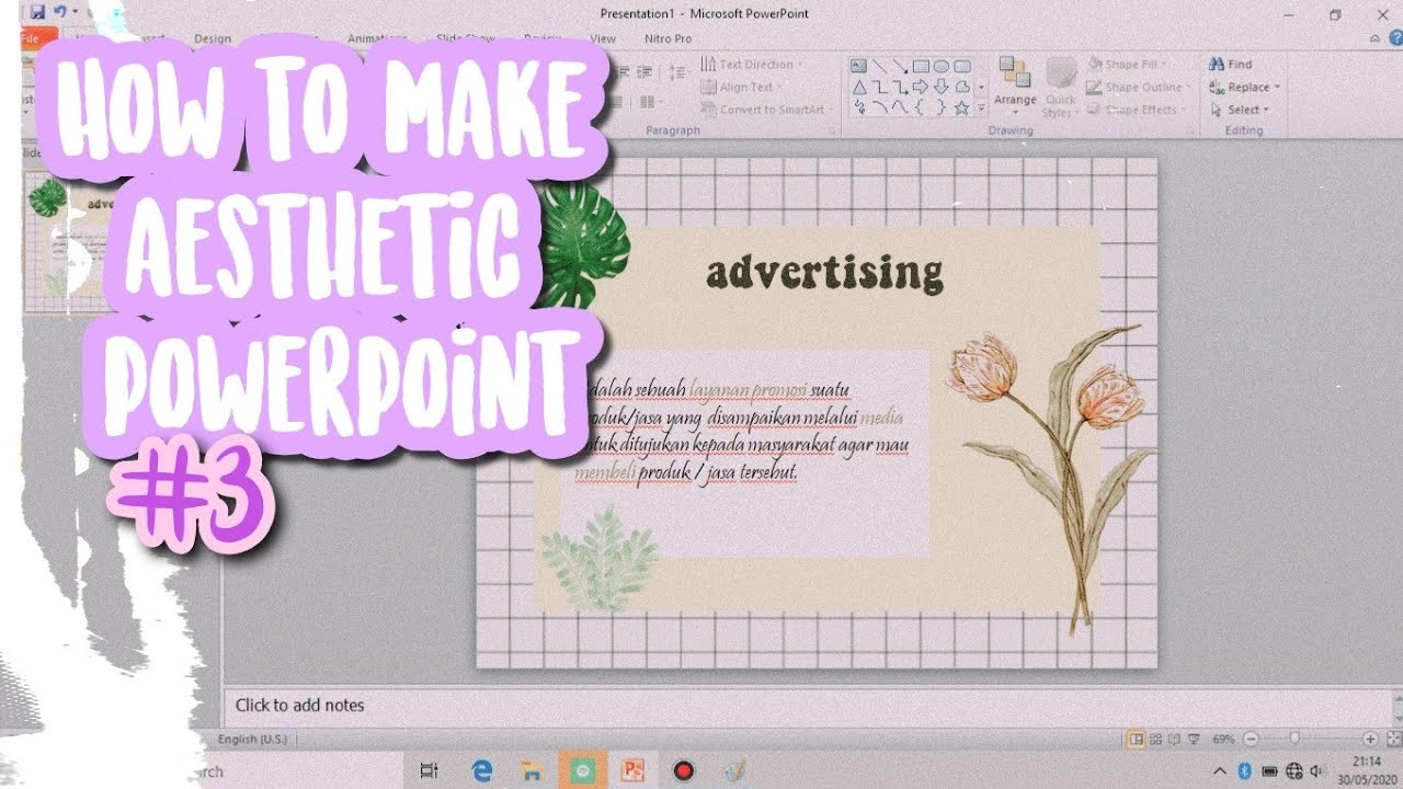 how to make a presentation more aesthetic