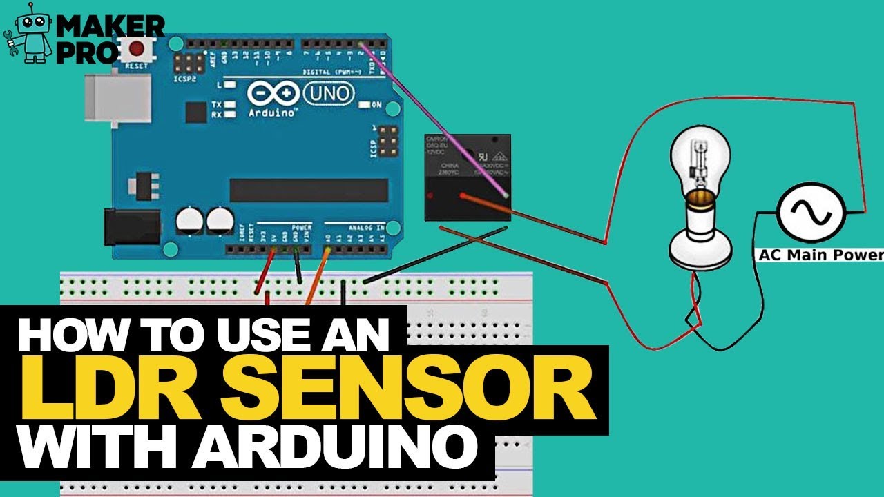 How to Use an LDR Sensor With Arduino  Arduino  Maker Pro