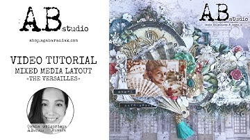 Mixed Media  Layout The Versailles A. B. Studio Collection by Oxana Grigorieva