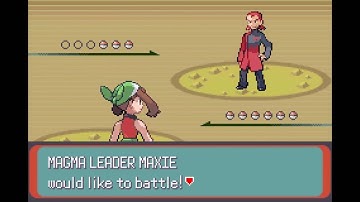 Pokémon Emerald - Maxie Battle #2 (Magma Hideout)