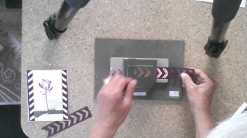 Chevron Border Punch Technique