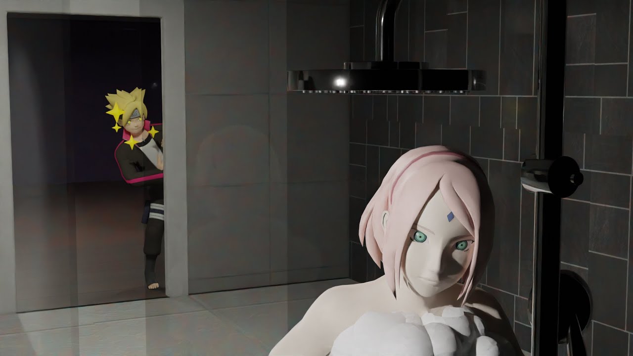 Animation Boruto X Sakura Caught Peeking At Sakura Take Shower Narutoboruto Parody Youtube 