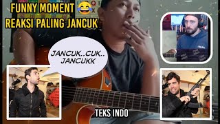 NGAKAK PARAHH !! Pertama Kali Bule Denger Suara Jancuk - Alip Ba Ta Reaction Lihat Kebunku