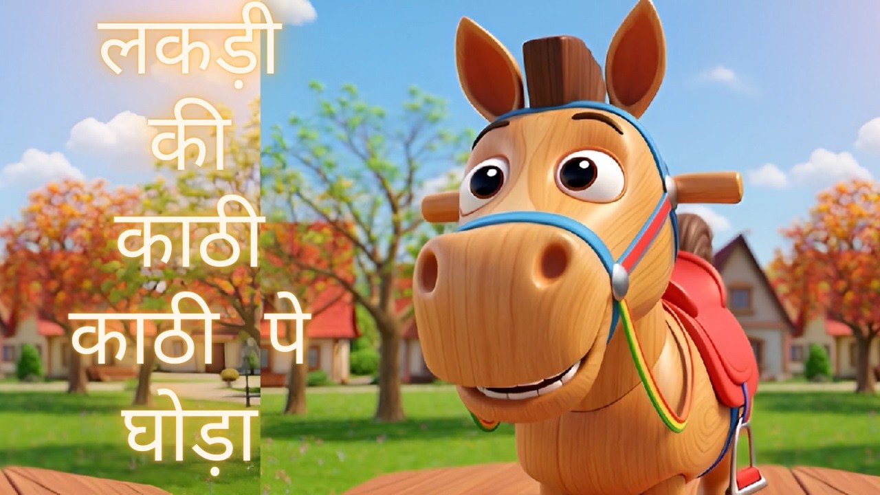 लकड़ी की काठी 🐴 | Hindi Kids Song 2026 | Nursery Rhymes for Children