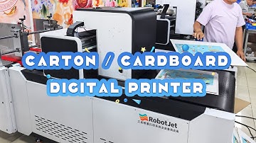 Epson A3+ head Single Pass Digital Printer on Corrugated Cardboard