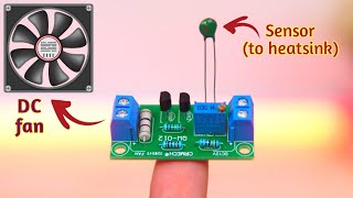 It's this simple circuit that many people are looking for - Fan Speed Control with Temperature🔥