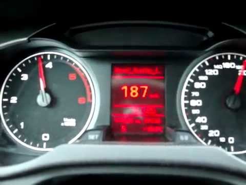 Audi A4 2.0 TDI 2010 S-Line 0-200km/h