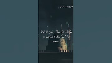 ما تيسر من سورة البقرة بصوت القارئ يوسف القيسي #اكسبلور