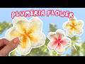 EASY Crochet Plumeria Hibiscus Flower Tutorial For BEGINNERS How To Crochet A Flower 