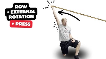 Row + External Rotation + Press