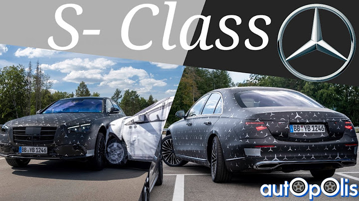 NUOVA Mercedes CLASSE S!. Più TECNOLOGICA che MAI.