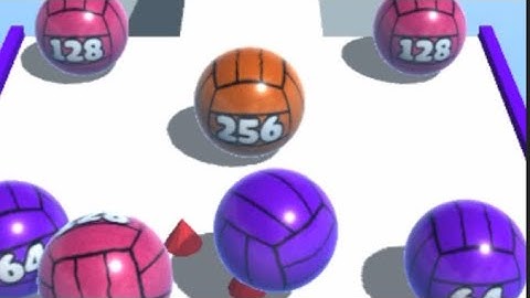 BALL MERGE 2048 - All Levels Gameplay IOS (Levels 76 -77).