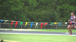 Donny Barnes 2nd place 3K Steeplechase at Peachbelt Conf. Championships 3-17-15