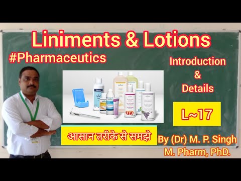 Liniment & Lotion | Introduction | Container | Labelling | Storage | Pharmaceutics | L~17