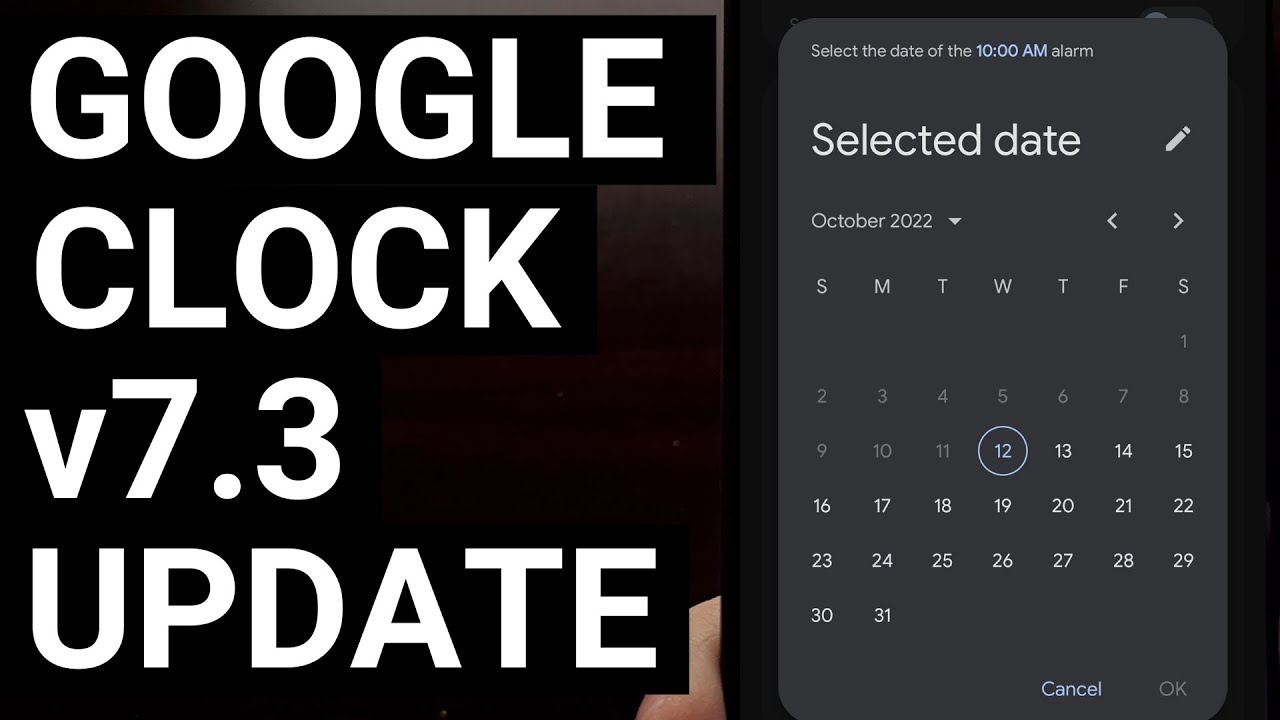 Google Clock v7.3 Update Adds an Option to Set an Alarm for an Upcoming