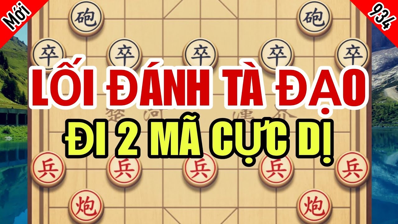 Lối Đánh Tà Đạo, Rùng Rợn Ván Cờ Cao Thủ Đi 2 Mã Cực Dị Quẹt Sạch Cả ...