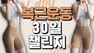 복근만들기 30일 챌린지 2탄 (abs workout challenge 30days)