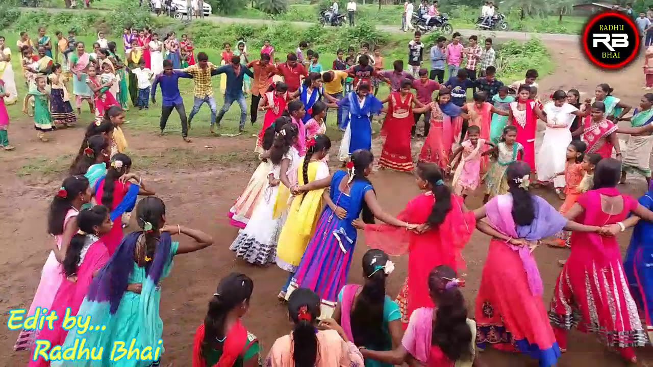 New Pamru Song Aadiwasi Village Ganpati Visarjan Girls  Boys Dance