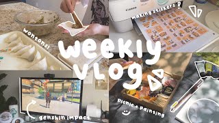 a week in my life! // shop prep, food + friends