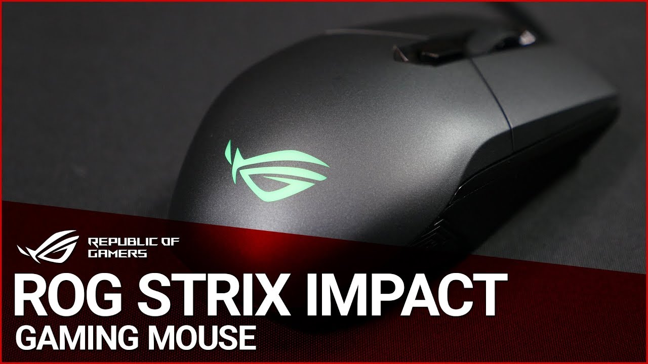 Rog Strix Impact Gaming Mouse Overview Youtube