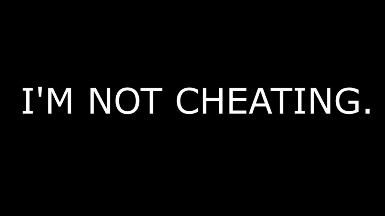 I'm not cheating. (Mousecam video) - YouTube