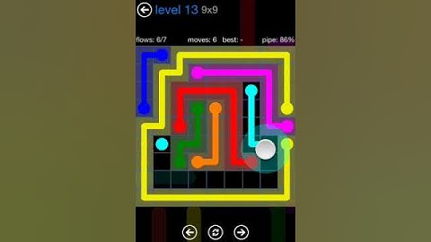 Flow Free 9x9 Level 13 walkthrough Bonus Pack