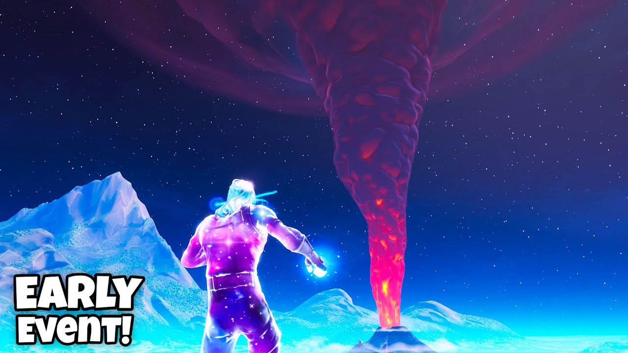 How To Trigger The Volcano Event Early Fortnite Glitch Youtube