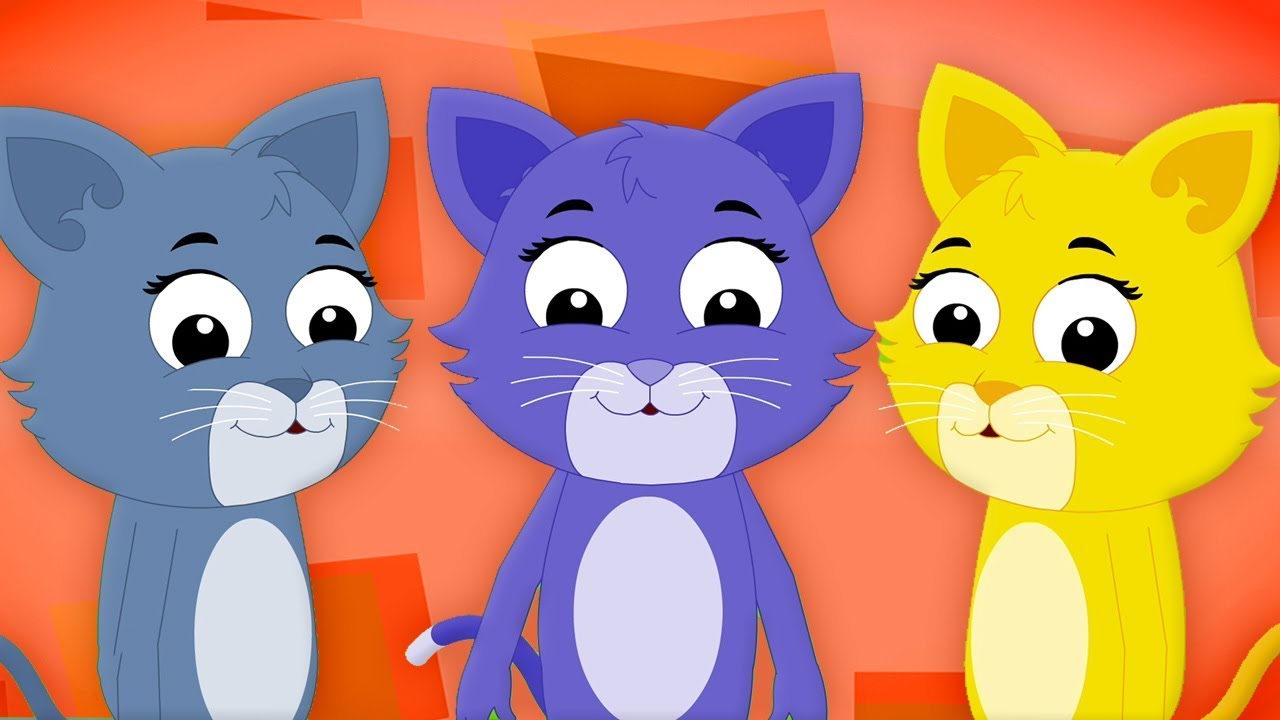 Три маленьких котята | детские рифмы | котенок песни для детей ...