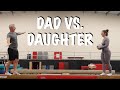 DAD VS. DAUGHTER GYMNASTICS CHALLENGE