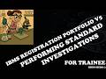 IBMS REGISTRATION PORTFOLIO - PERFORMING STANDARD INVESTIGATIONS (for trainee)