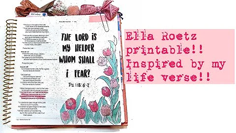Ella Roetz printable | Inspired by my live verse