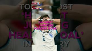 TOP 10 most "HIGHEST JUMPING HEADER GOALS" in history #football