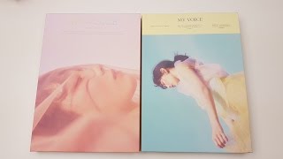 Unboxing Taeyeon 태연 1St Studio Album My Voice Deluxe Edition