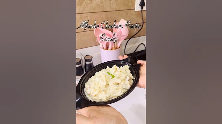 Alfredo Chicken Pasta|ASMR Cooking #pasta #cooking #food #shorts #shortvideo #whitesaucepasta #viral