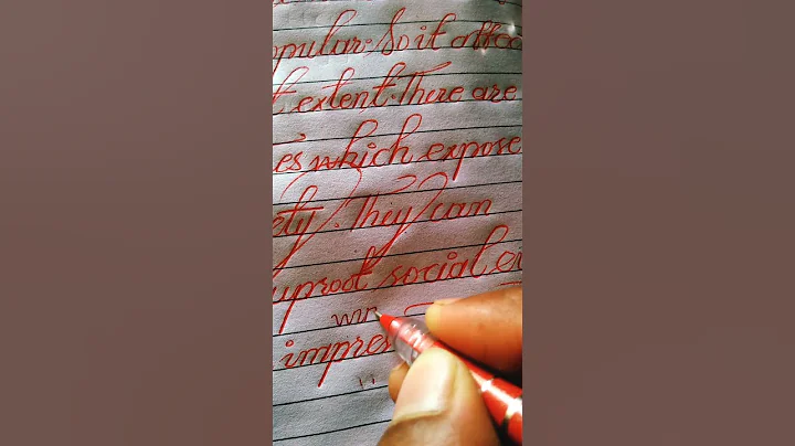 Cursive handwriting practice {part40]