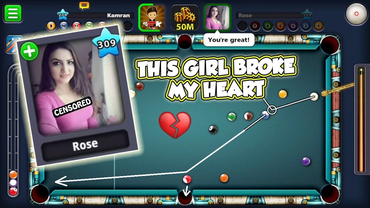 This Girl Broke My Heart - 8 Ball Pool - Miniclip - 
