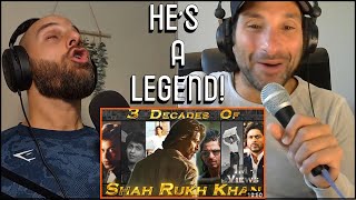 3 Decades Of SRK | Tribute To The Legend Of Indian Cinema [REACTION]