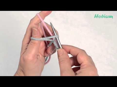 Örgü Öğreniyorum -İki Ayrı Renkli İplik Ile İlmek Atma Tekniği - 1