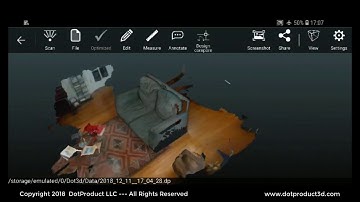 Dot3D for Intel(R) RealSense(TM) on the Samsung Note 9 Plus
