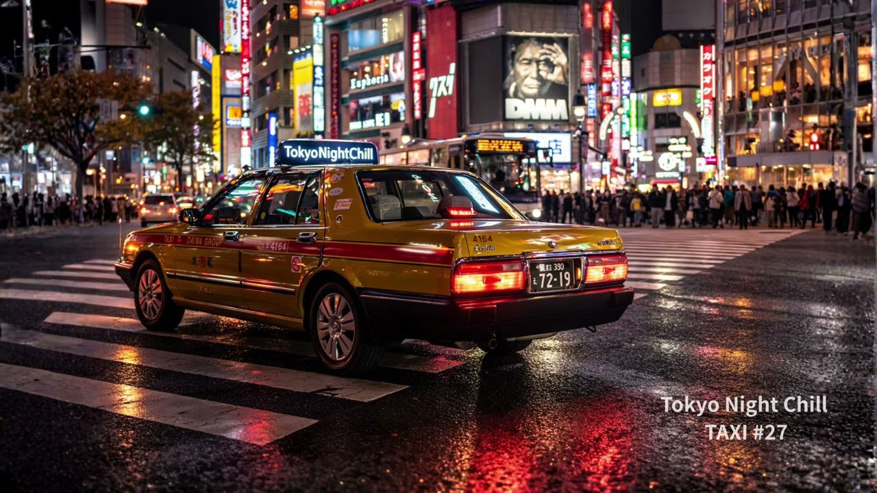 Tokyo Night Chill  TAXI #27 Minimal Lofi Instrumental (1 Hour)