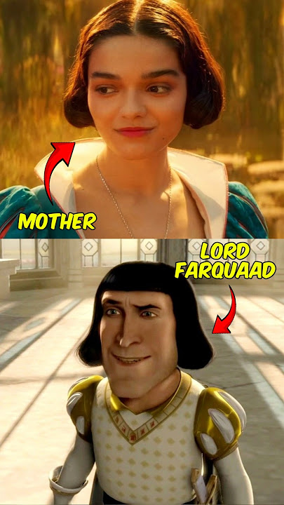 Snow White is Lord Farquaad's Mother?🤔 #snowwhite #rachelzegler #disney #lordfarquaad #shrek
