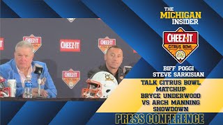 Biff Poggi, Steve Sarkisian talk Citrus Bowl matchup, Bryce Underwood vs. Arch Manning showdown