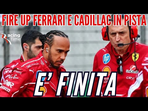 💥HAMILTON ADAMI E' ROTTURA - FERRARI ACCENDE LA PU E CADILLAC SCENDE IN PISTA (con motore Ferrari)