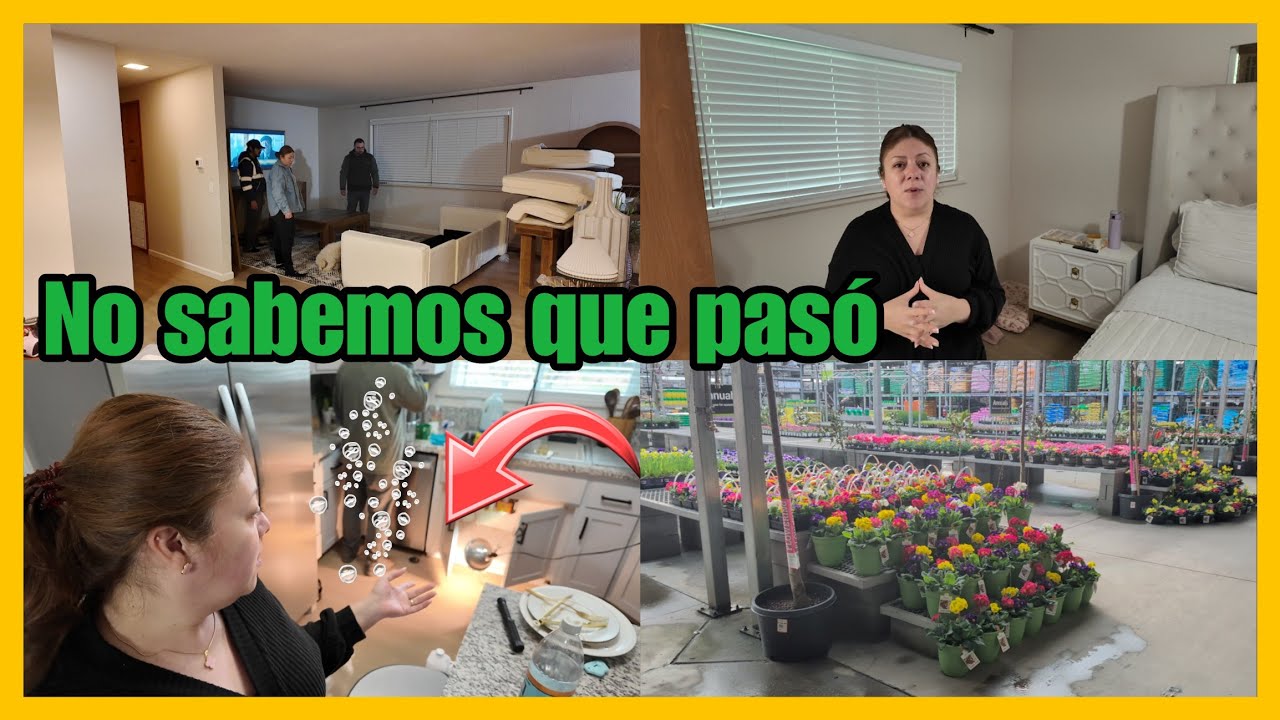 No sabemos que paso,hay agua/Vamos de compras para la casa,