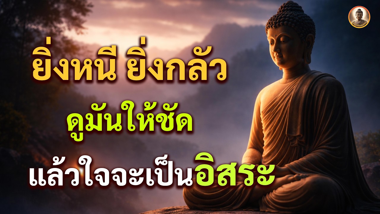 อย่าหนีความกลัว…ดูมันให้ชัด แล้วใจจะเป็นอิสระ