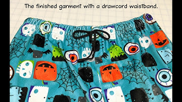How to Sew Drawcord Elastic