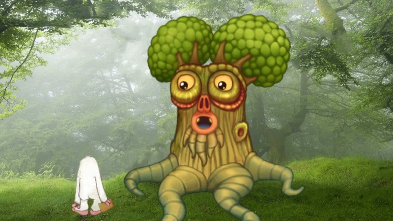 Wise Mystical Tree laughs and sticks tongue out with dubstep music #му, Wise  Mystical Tree