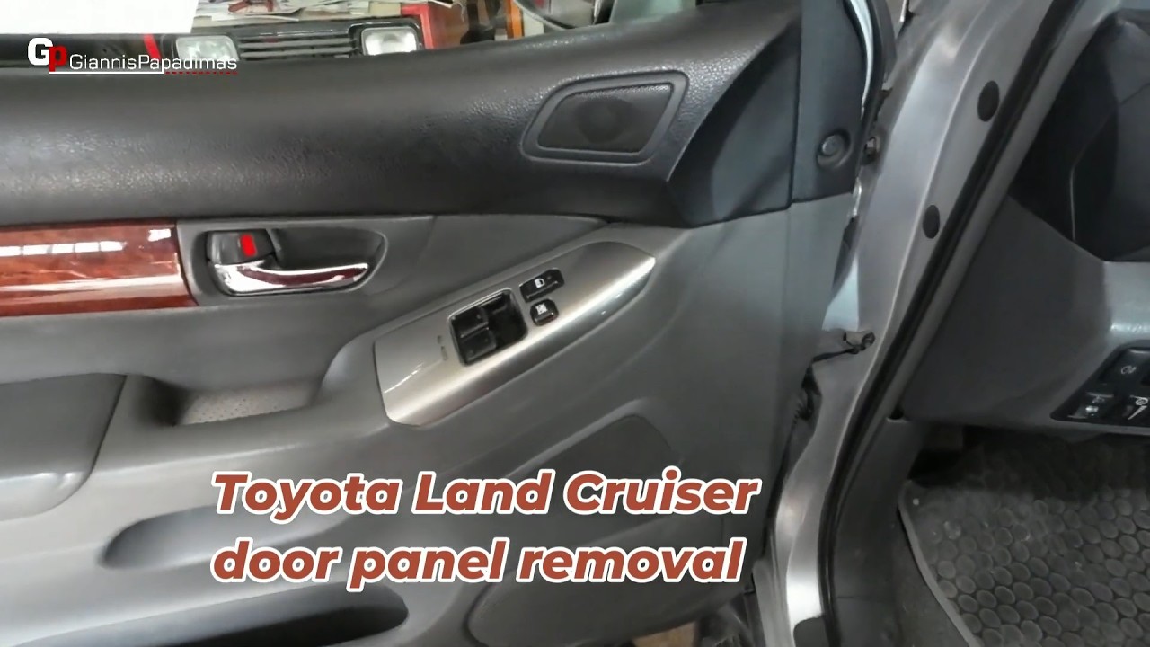 Toyota Land Cruiser 1998–2007 door panel removal - YouTube Toyota Land Cruiser 1998–2007 door panel removal - YouTube