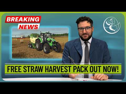🌾Straw Harvest Pack FREE in Farming Simulator 25! | News Harvest